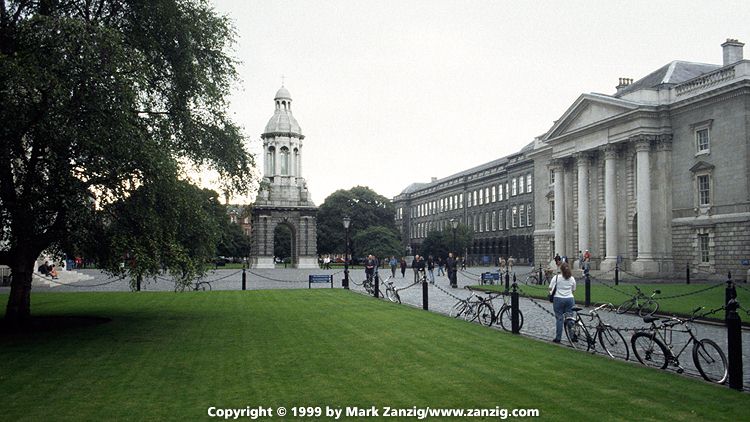 Trinity college in Dublin